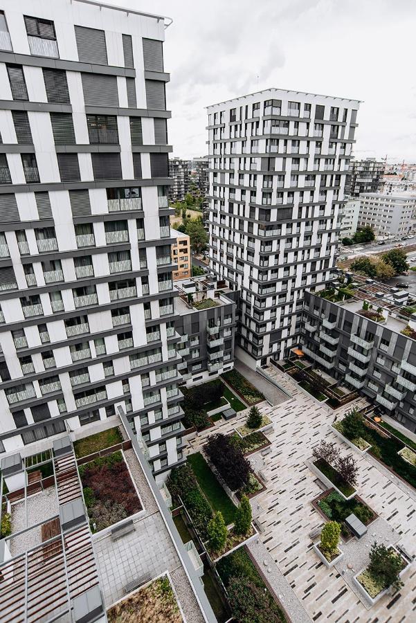 Ferienwohnung Garden Towers Prag Exterior foto