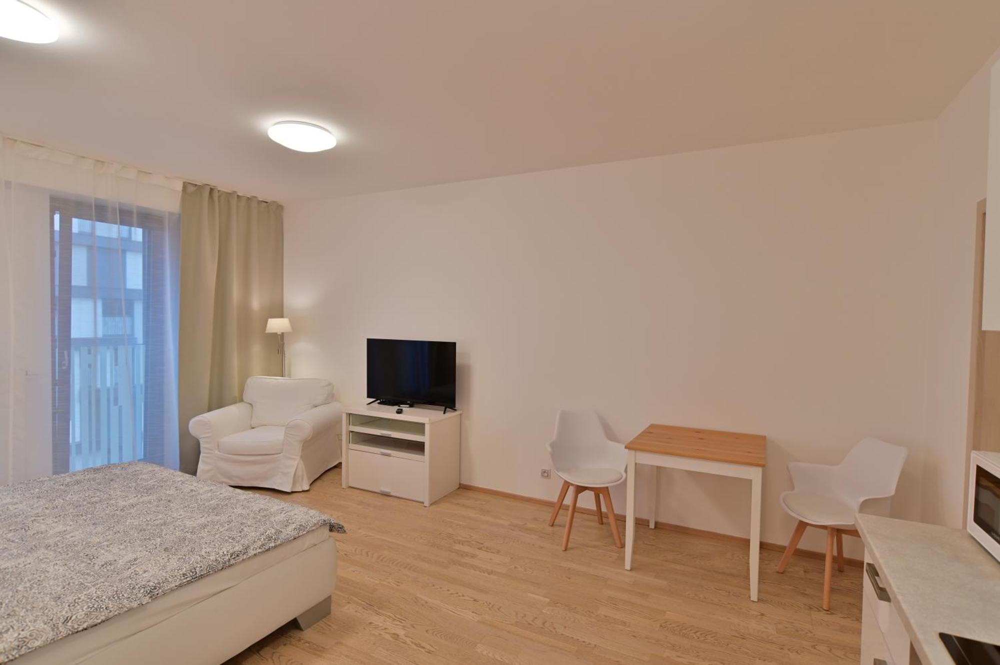 Ferienwohnung Garden Towers Prag Exterior foto