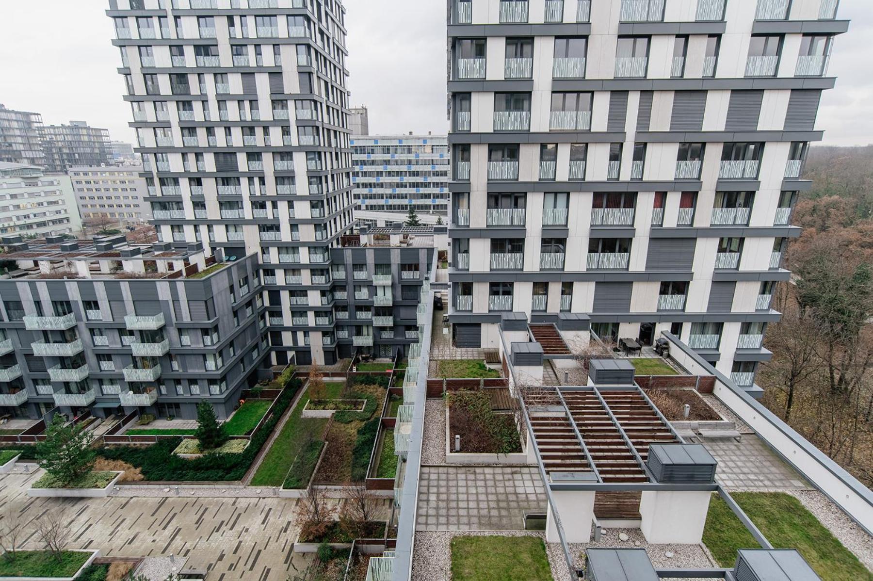 Ferienwohnung Garden Towers Prag Exterior foto