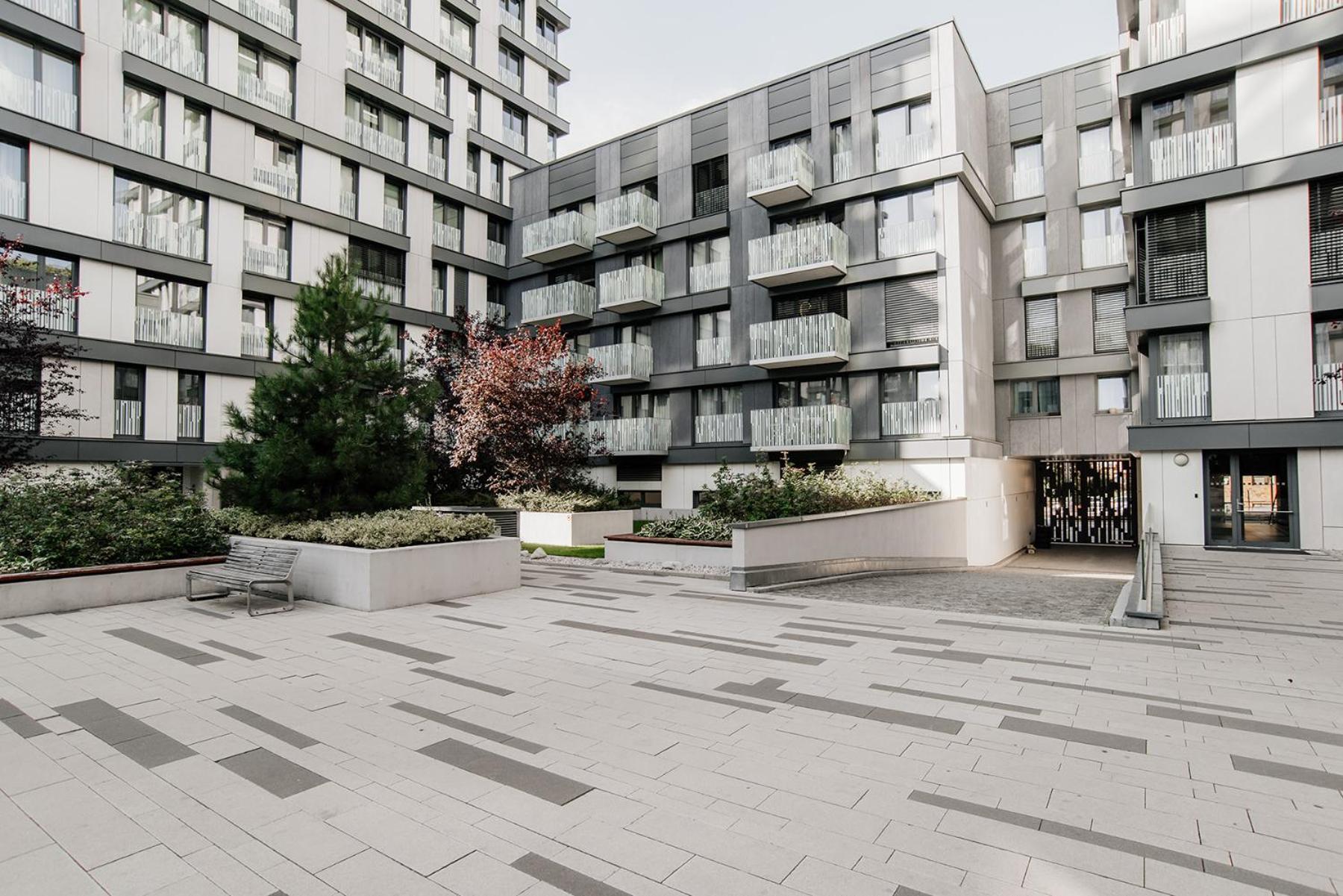 Ferienwohnung Garden Towers Prag Exterior foto