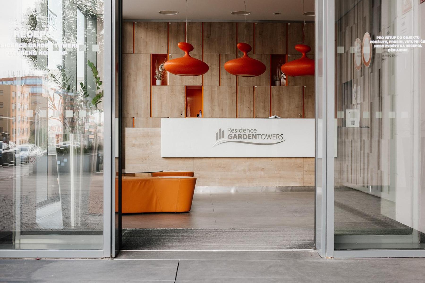 Ferienwohnung Garden Towers Prag Exterior foto